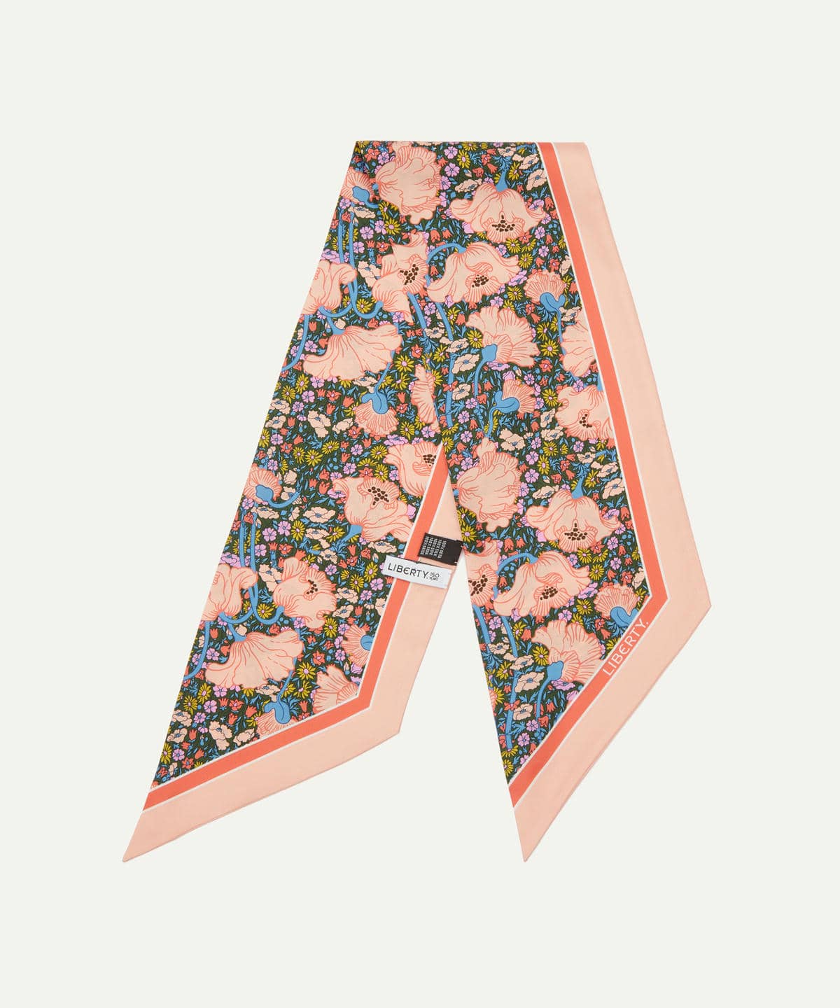 クレメンティナ 15X100 リボン シルクスカーフ