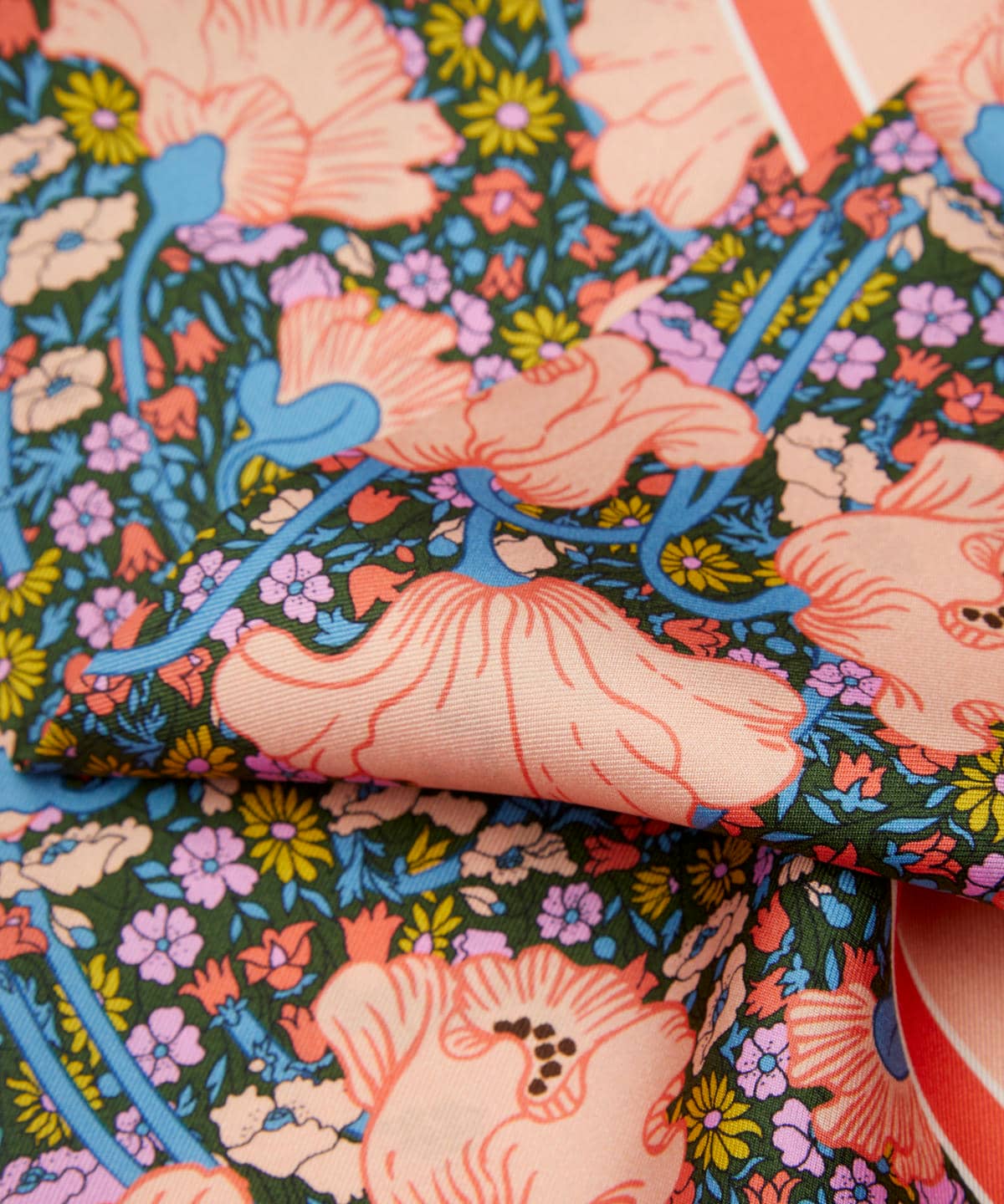 クレメンティナ 15X100 リボン シルクスカーフ