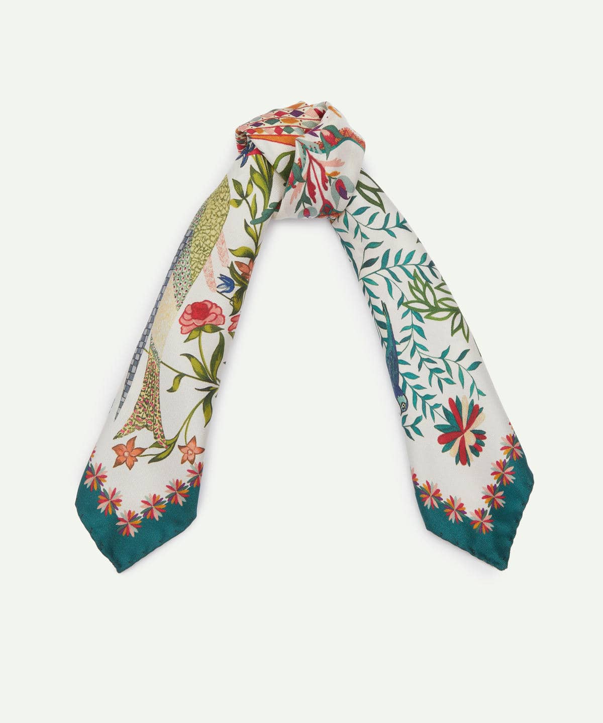 ストールン ハート シルクスカーフ 45