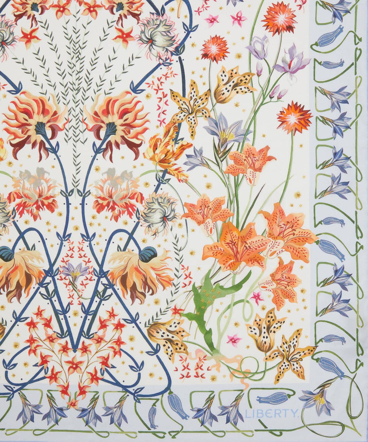 アイアンシ ガーデン シルクスカーフ 70