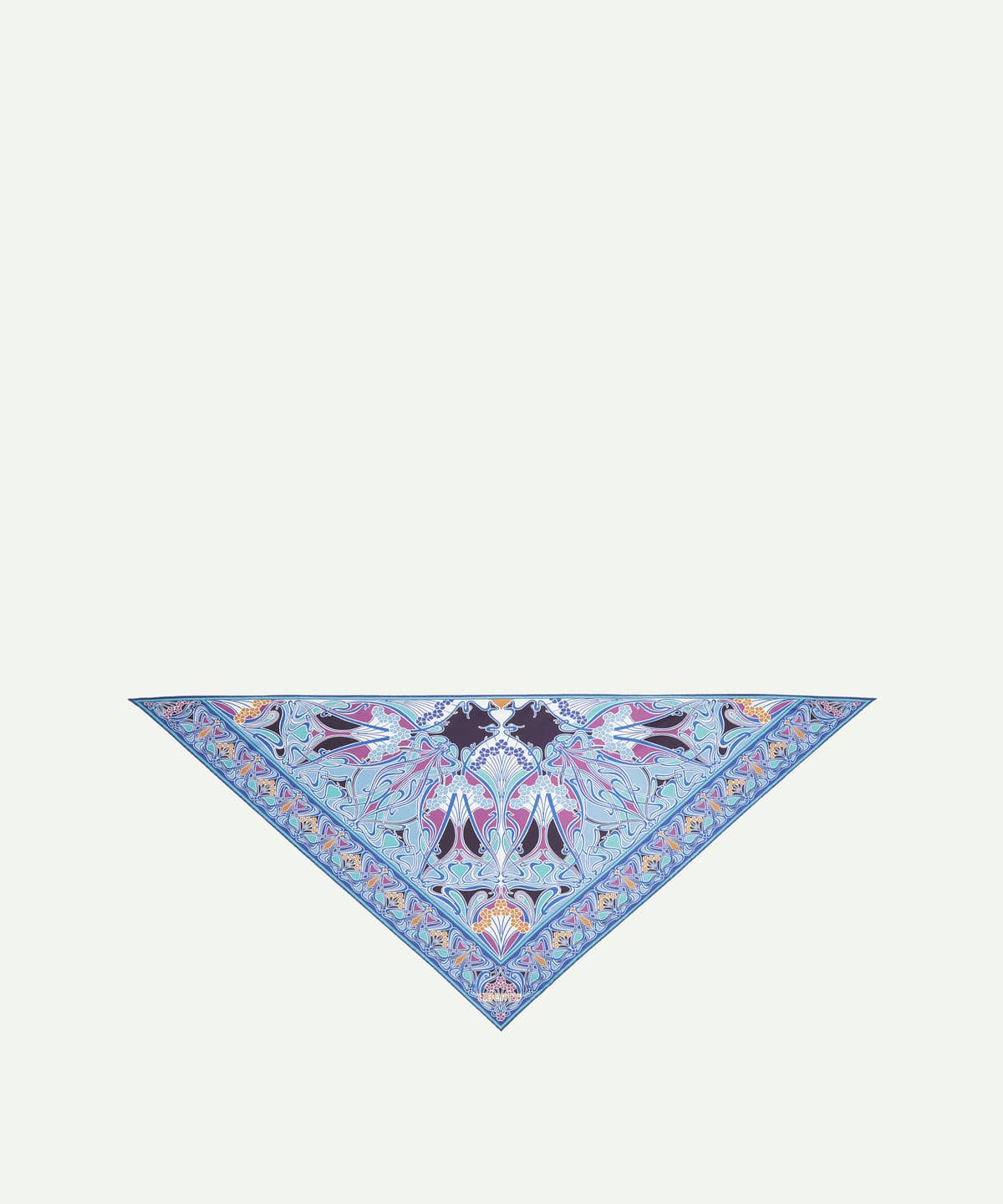 アイアンシ トライアングル シルクスカーフ 100×140