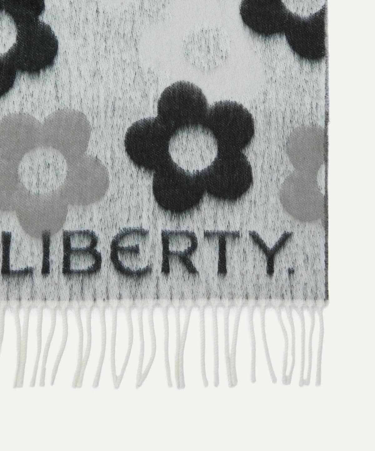 フローラル モヘアスカーフ 35×220