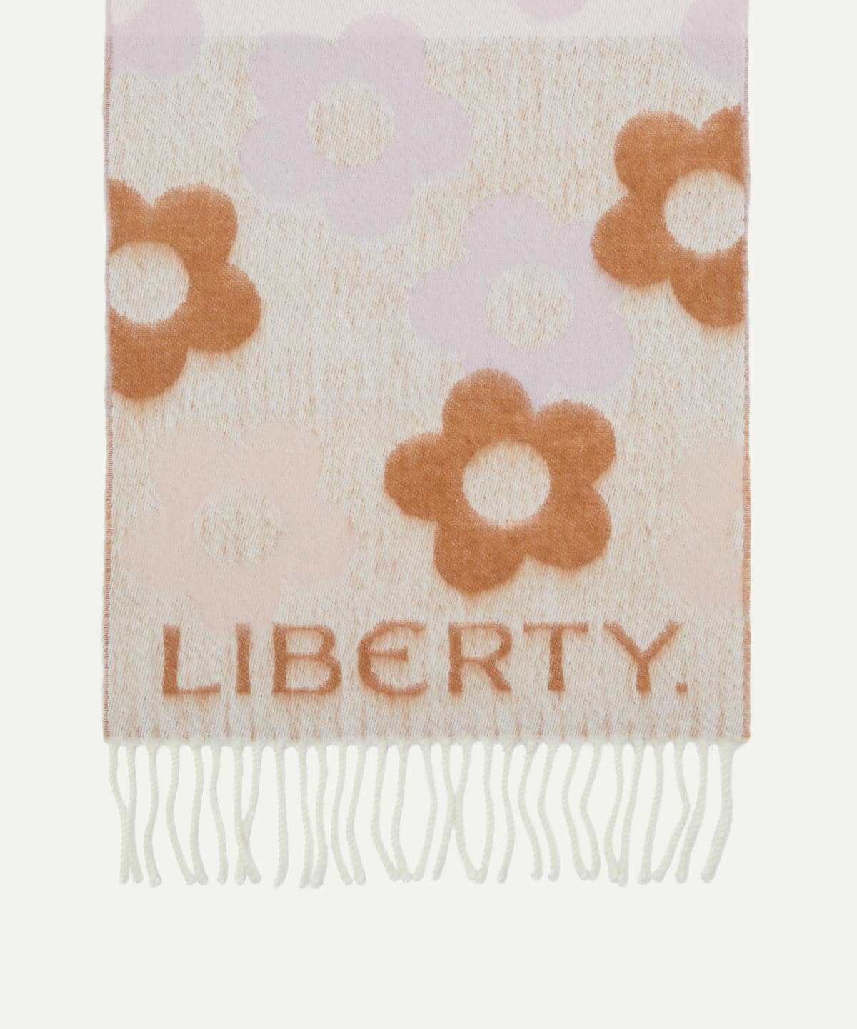 フローラル モヘアスカーフ 35×220