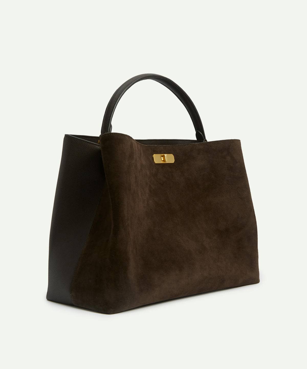 バーリントン スエード トップハンドル バッグ