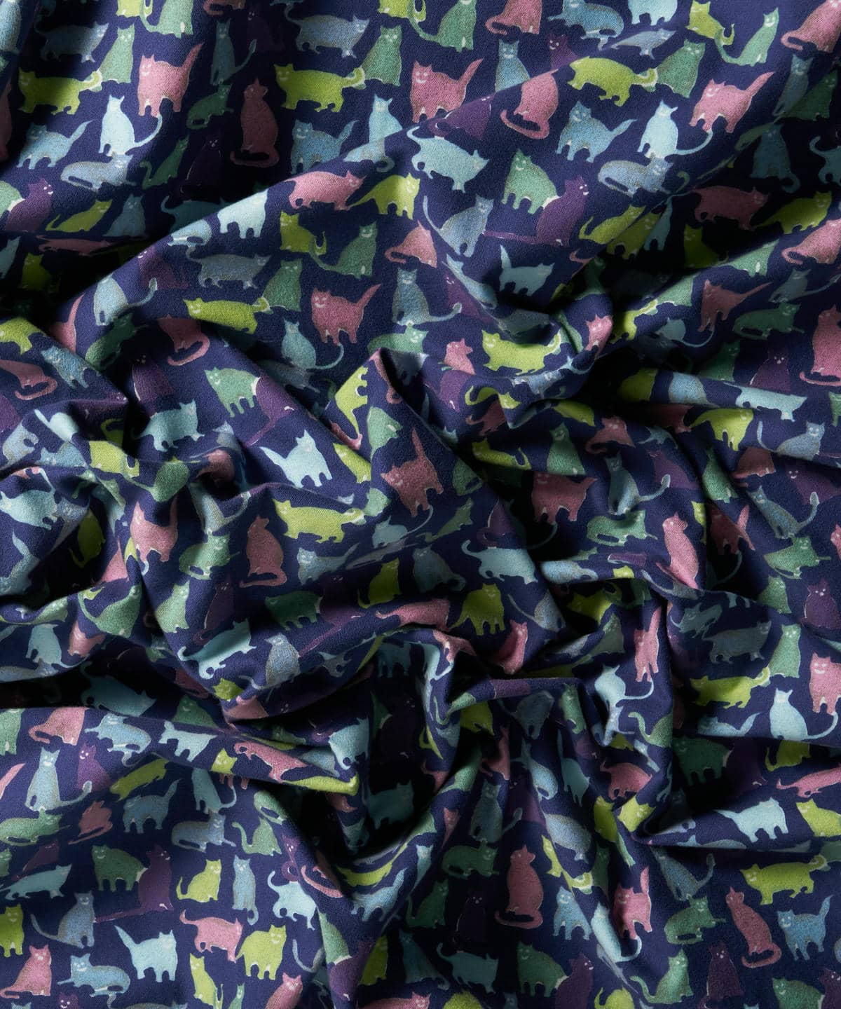 スマイリー・キャッツ コットンフランネル